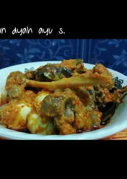 Balado ati + telur puyuh