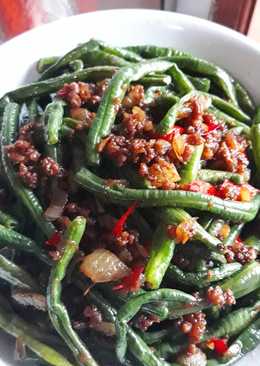 Tumis kacang panjang ala Ta Wan