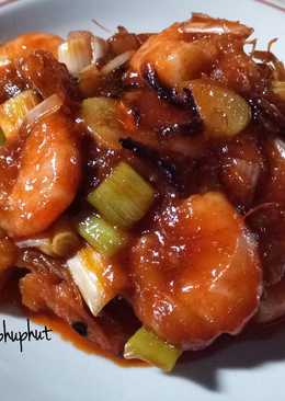 Udang saos mentega asam manis