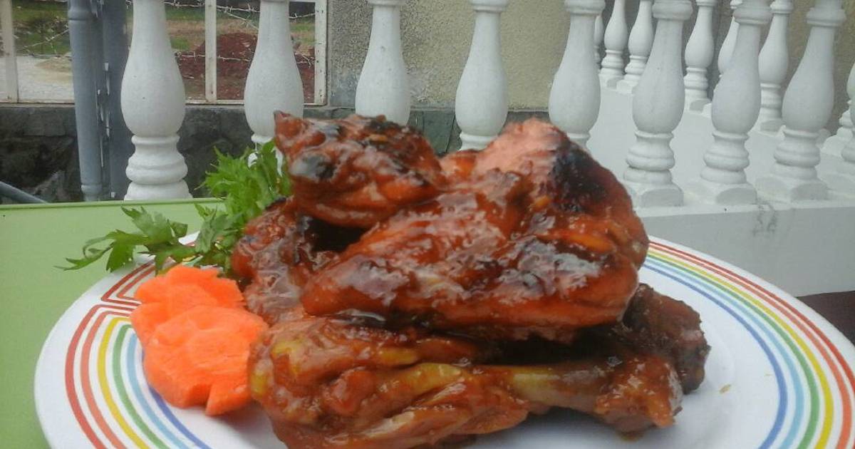 Resep Ayam panggang madu ♡♡ ala donna ressa