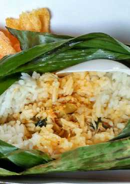 Nasi bakar ayam suir kemangi