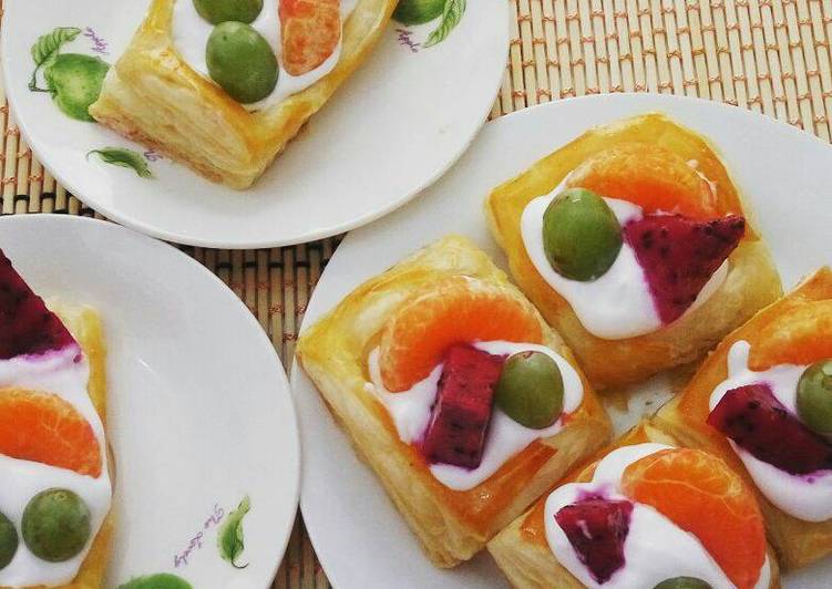 gambar untuk resep Fruit puff pastry