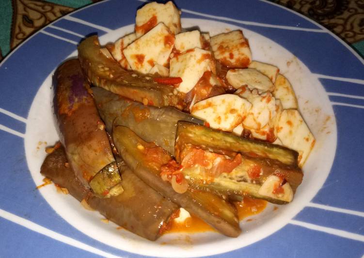 cara membuat Balado Terong dan Putih Telur