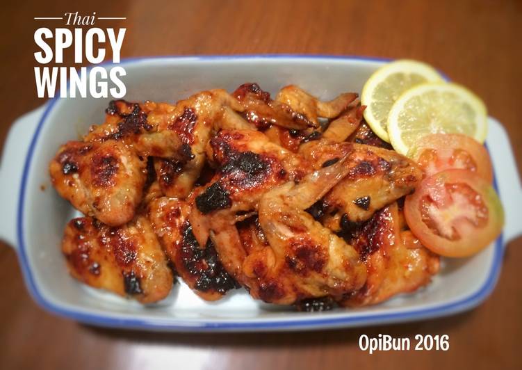 resep masakan Thai Spicy Wings