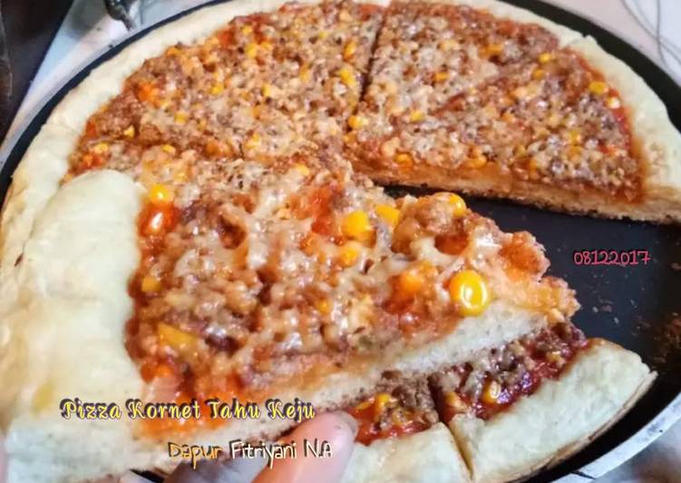 resep ?? Pizza Kornet Tahu Keju ala Dapur Fitri ??