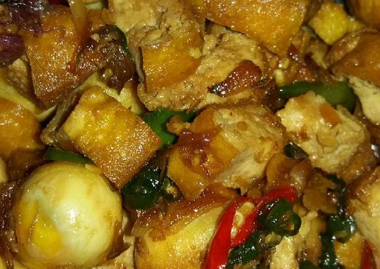 cara membuat Tumis tahu telur puyuh