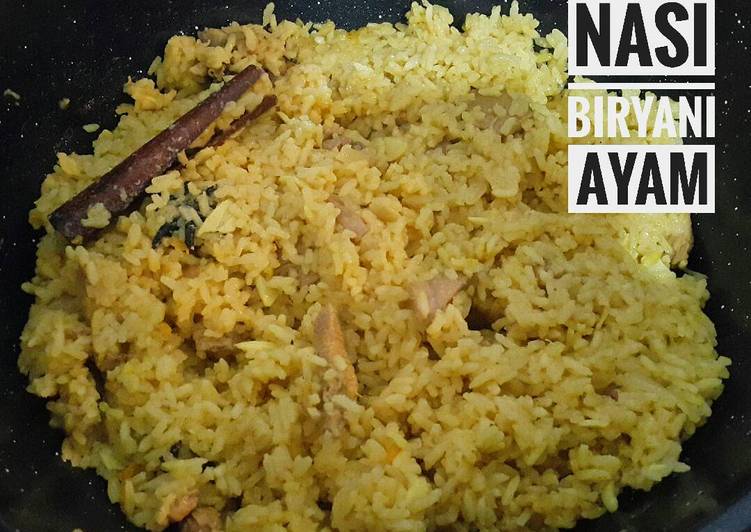 cara membuat Nasi Biryani Ayam