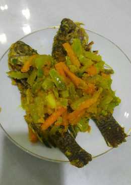 Ikan Mujair Bumbu Acar Kuning