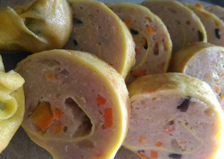 resep lengkap untuk Rollade ayam sayur