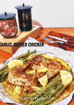 Garlic Butter Chicken #ketopad_cp_baking #masakitusaya