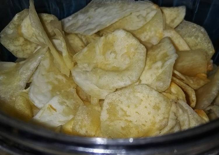 resep makanan Kripik Talas Crispy