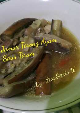 Jamur Terong Ayam Saus Tiram