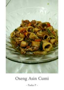 Oseng Cumi Asin saos tiram