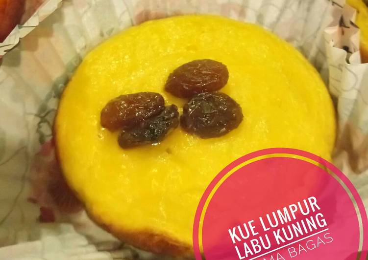 cara membuat Kue Lumpur Labu Kuning