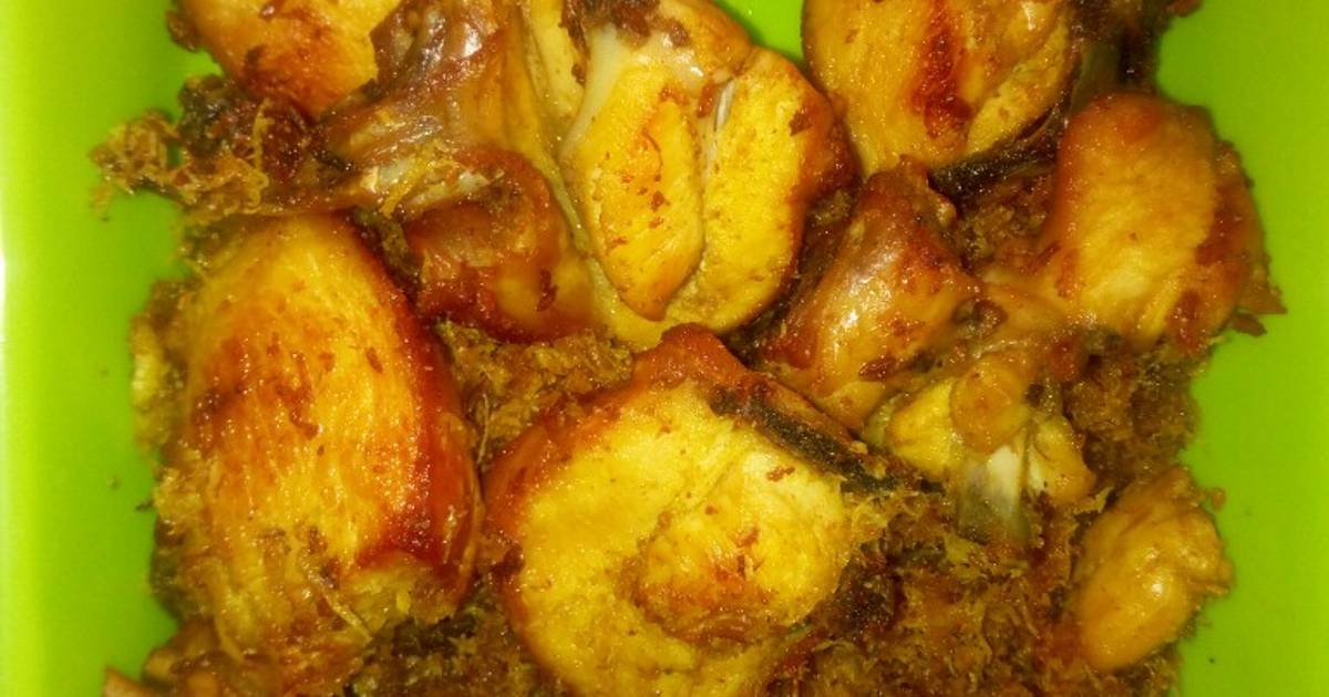 473 resep ayam serundeng enak  dan sederhana Cookpad