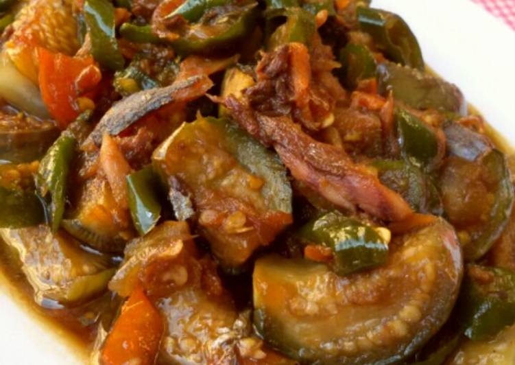 resep Tumis Terong Ikan Asin