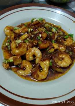 Udang saus mentega