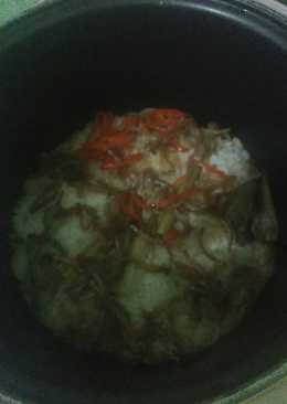 Nasi Liwet ikan teri