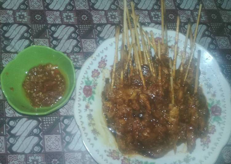 resep masakan Sate Tuna Saus Kacang Barbeque