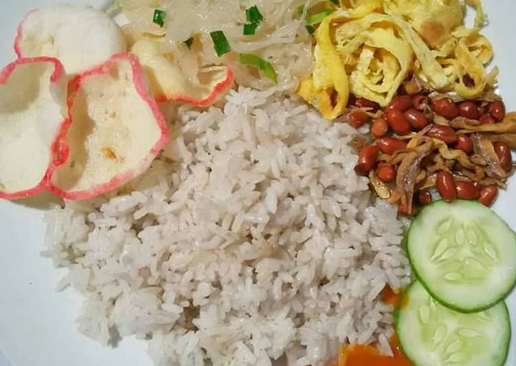 cara membuat Nasi lemak / nasi uduk