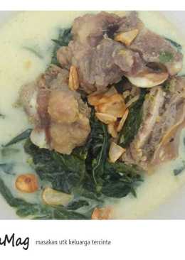 Gulai daun Singkong iga sapi