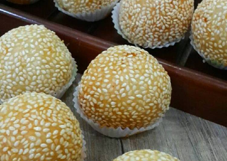 bahan dan cara membuat Onde-onde