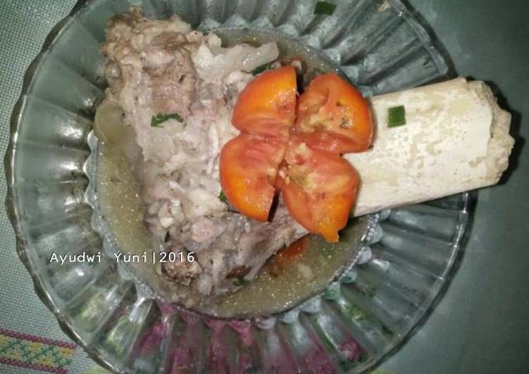 resep masakan Sup Tulang Sapi Khas Selimau