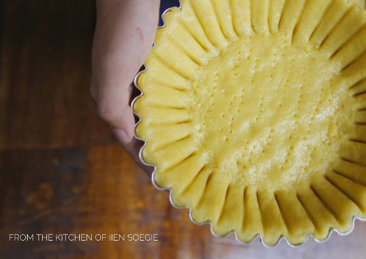 resep Sugar Dough / Kulit Pie