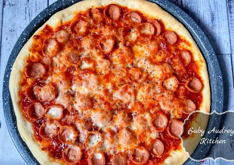 resep masakan Pizza Bolognese Simple