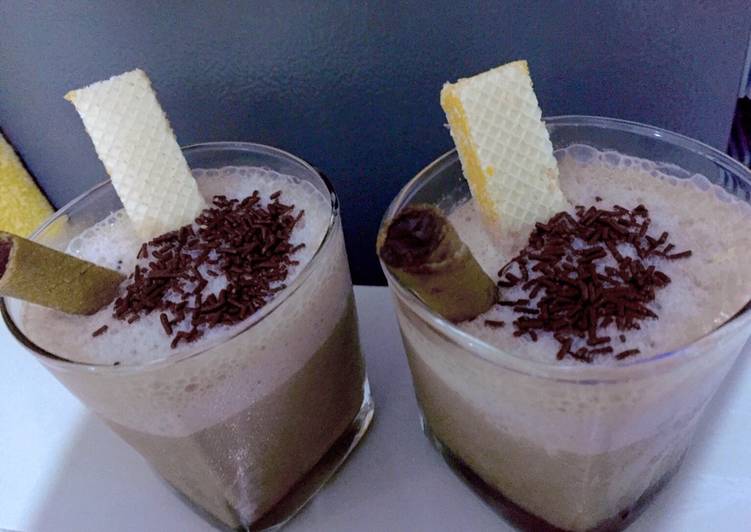 resep Chocolate Milkshake ala Cafe - Milkshake Coklat