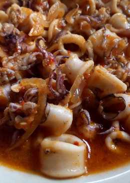 Cumi saos padang pedas