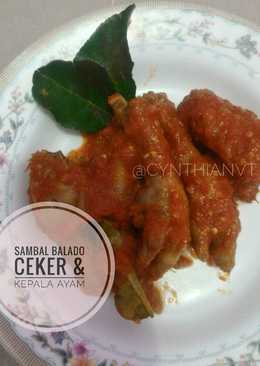 Sambal balado ceker & kepala ayam