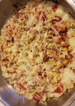 Pizza kentang iris..