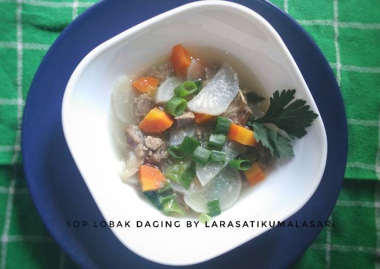 resep masakan Sop Lobak Daging