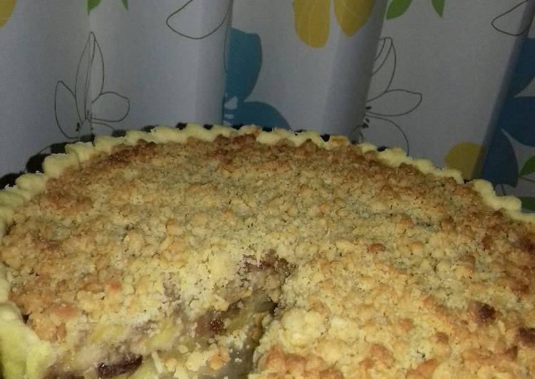 resep masakan Banana??Crumble Cheese Pie