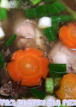 Sup ayam klaten ala pak min