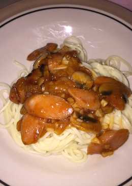 Spaghetti ðŸSosis ðŸ–JamurðŸ„ budget mahasiswaðŸ'¸