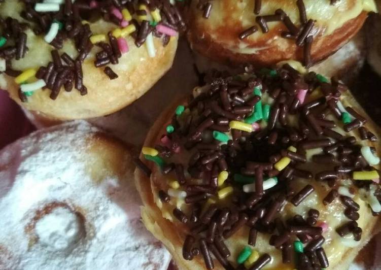 resep Donat Mini ala mbah Rusdam (adonan cair)