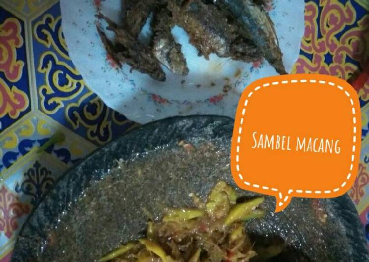 resep Sambel Macang with Ikan Asin Goreng Tepung