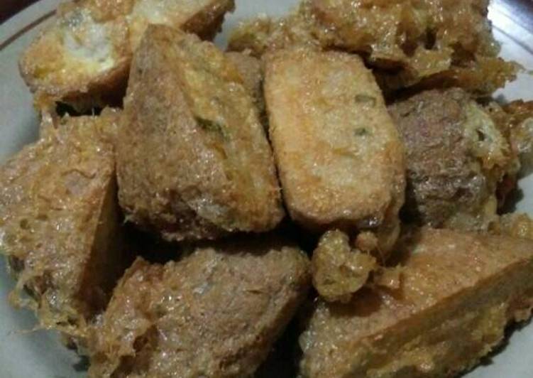 bahan dan cara membuat Tahu baso goreng