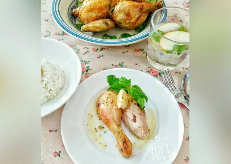 resep masakan Roasted chicken at ayam panggang