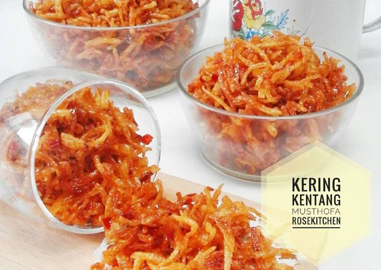 cara membuat Kering Kentang Mustofa