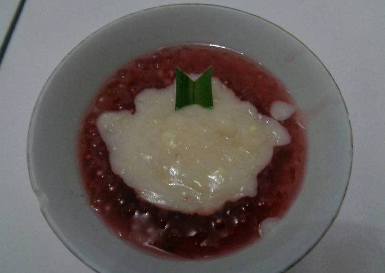 gambar untuk resep makanan Bubur Mutiara Kuah Pisang Ijo