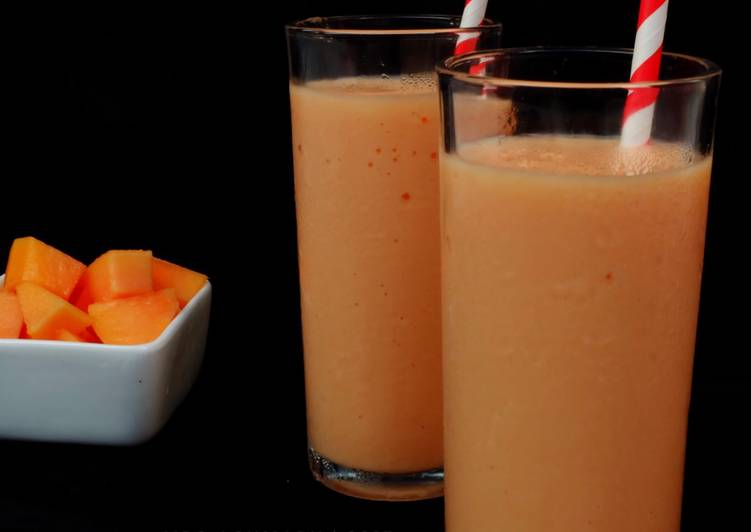 Resep Smoothie Pepaya #PR_Smoothie Kiriman dari Lis Achmady ??