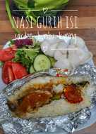 Nasi gurih isi sarden bumbu kuning nanas. 2 Resep