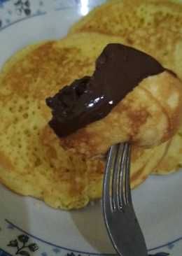 Pancake saos coklat