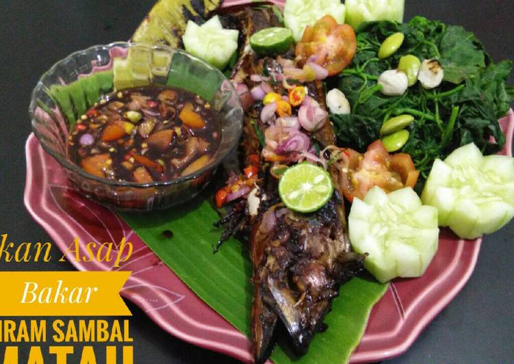 resep makanan Ikan Asap Bakar Siram Sambal Matah