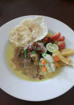 Soto betawi versi santan dan kunyit (Posting rame2_Soto)