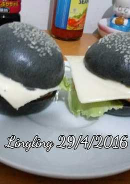 Black Burger Homemade