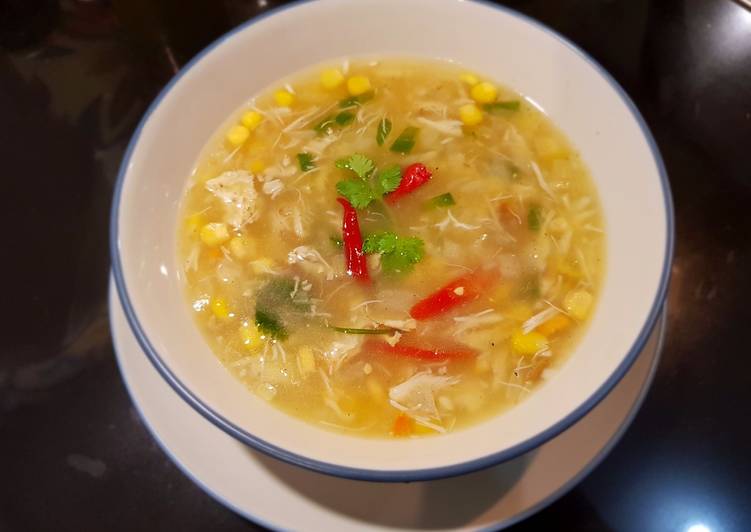 Resep Sup Jagung Kepiting Simple (Corn & Crab Clear Soup) By vika
mumpuni